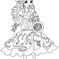 Desenho de Apple White de Ever After High para colorir