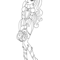 Desenho de Ashlynn Ella de Ever After High para colorir