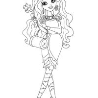 Desenho de Briar Beauty para colorir