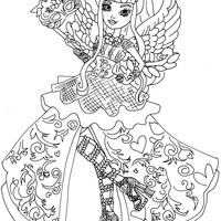 Desenho de CA Cupid de Ever After High para colorir