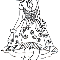 Desenho de Bunny Blanc de Ever After High para colorir