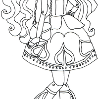 Desenho de Cedar Wood de Ever After High para colorir