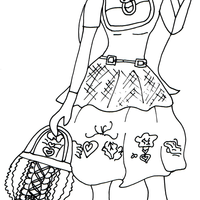 Desenho de Cerise Hood para colorir