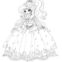 Desenho de Darling Charming de Ever After High para colorir