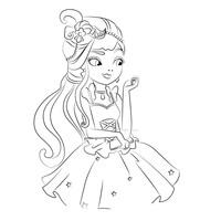 Desenho de Duquesa Swan de Ever After High para colorir