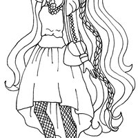 Desenho de Holly O'Hair de Ever After High para colorir