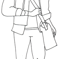 Desenho de Hunter Huntsman para colorir