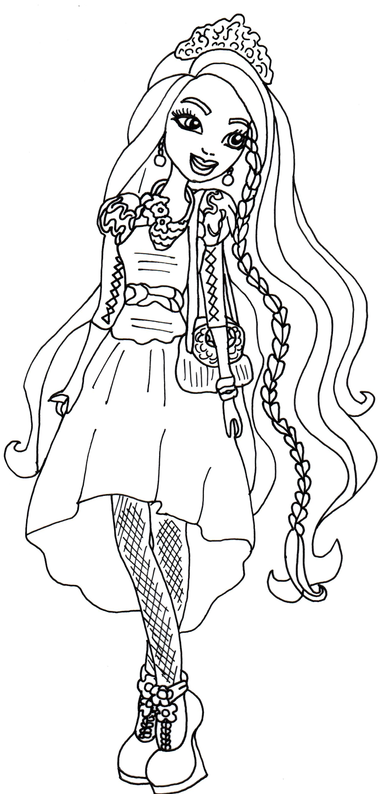 Desenho de Ravena de Jovens Titãs para colorir - Tudodesenhos