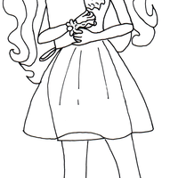 Desenho de Rosabella Beauty de Ever After High para colorir