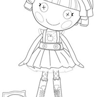 Desenho de Bea de Lalaloopsy para colorir