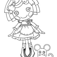 Desenho de Crumbs de Lalaloopsy para colorir