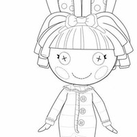 Desenho de Dot de Lalaloopsy para colorir