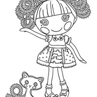 Desenho de Jewels de Lalaloopsy para colorir