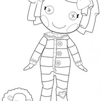 Desenho de Pillow de Lalaloopsy para colorir