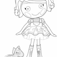 Desenho de Spot de Lalaloopsy para colorir