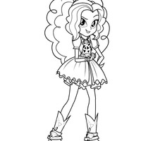 Desenho de Adagio de As Dazzlings para colorir