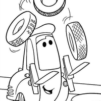 Desenho de Guido de Cars para colorir