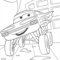 Desenho de Lowrider Ramone para colorir