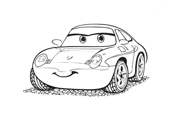 Desenho de Carro de corrida para colorir - Tudodesenhos