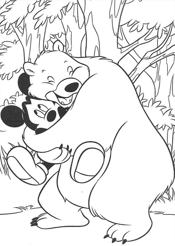 Mickey e urso