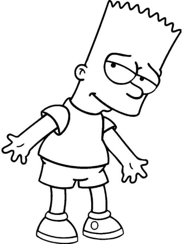 Como desenhar o Bart Simpson passo a passo 