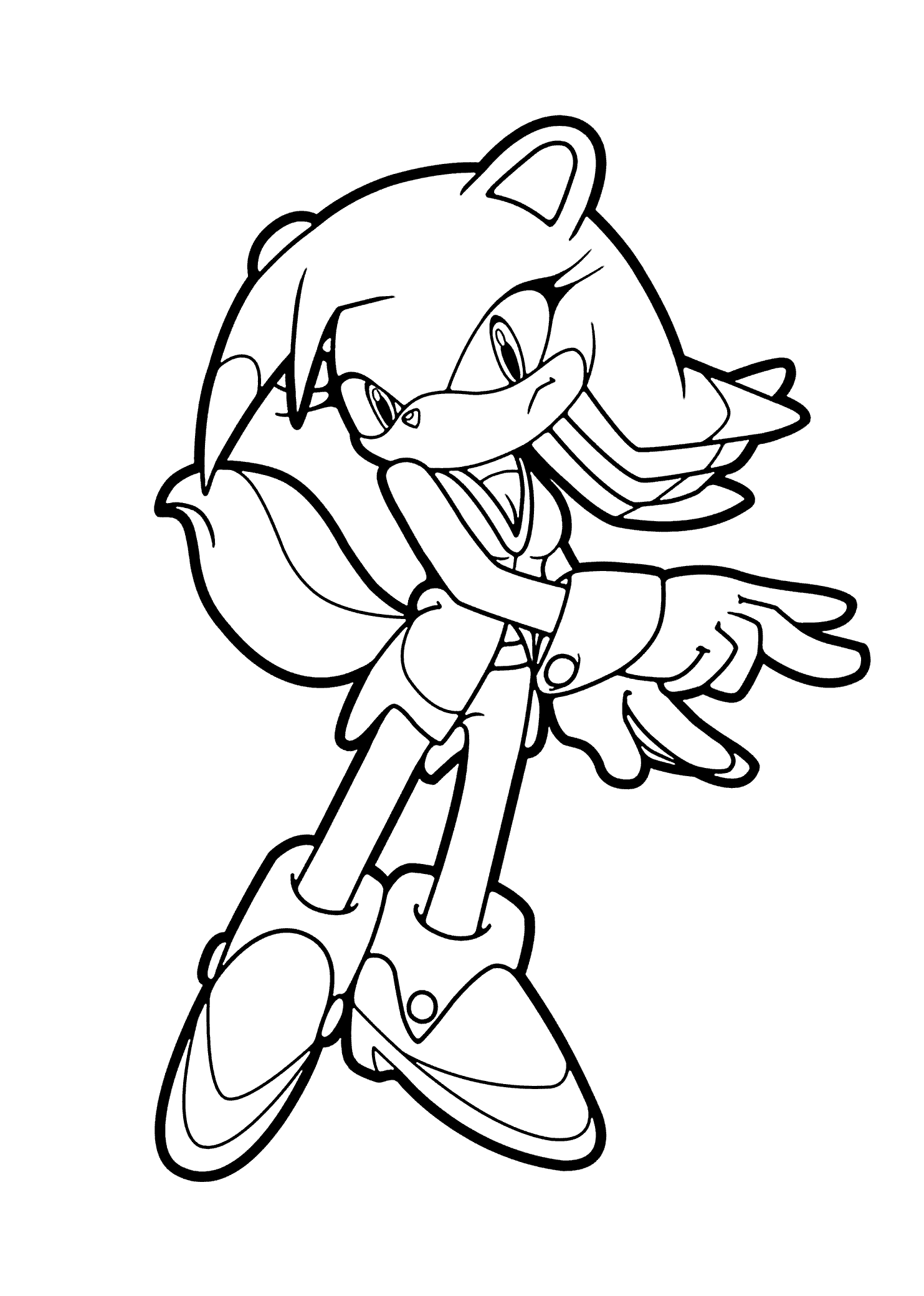 Amy Rose Sonic para colorir - Desenhos Imprimir