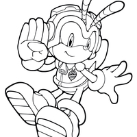 Desenho de Charmy Bee para colorir