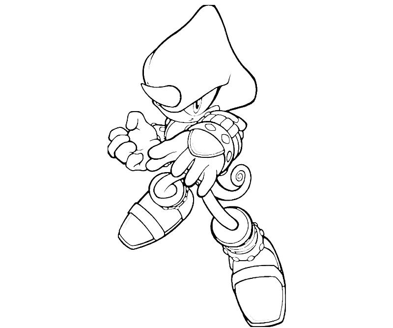 Desenho de Silver Sonic para colorir - Tudodesenhos