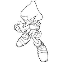 Desenho de Espio do jogo Sonic para colorir