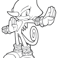 Desenho de Silver Sonic para colorir - Tudodesenhos