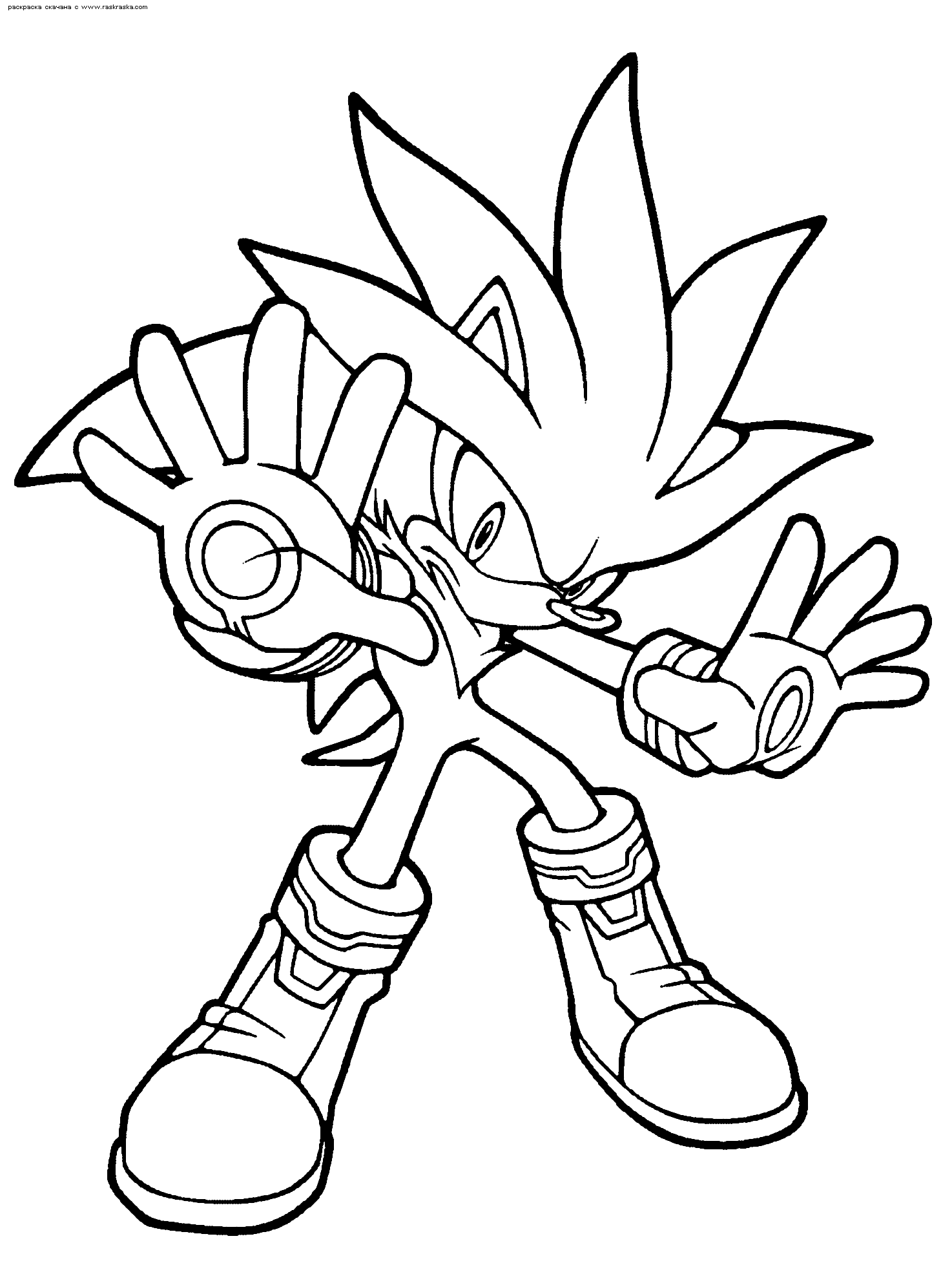 Desenho de Super Sonic para colorir - Tudodesenhos