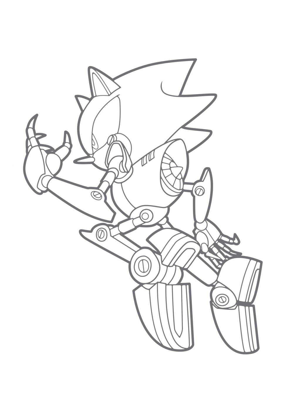 Metal Sonic Como Desenhar