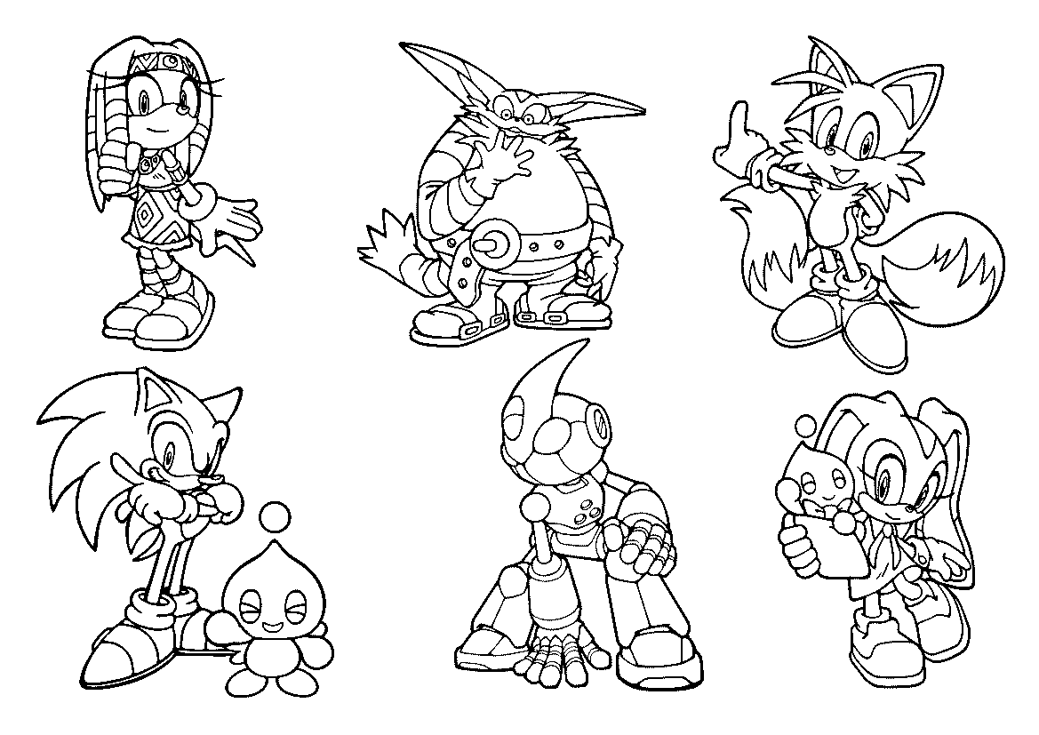 Desenho de Mecha Sonic para colorir - Tudodesenhos