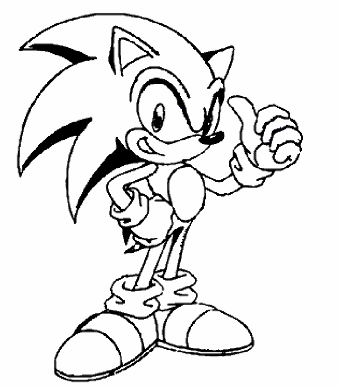 Desenho de Mecha Sonic para colorir - Tudodesenhos