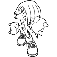 Desenho de Super Knuckles para colorir