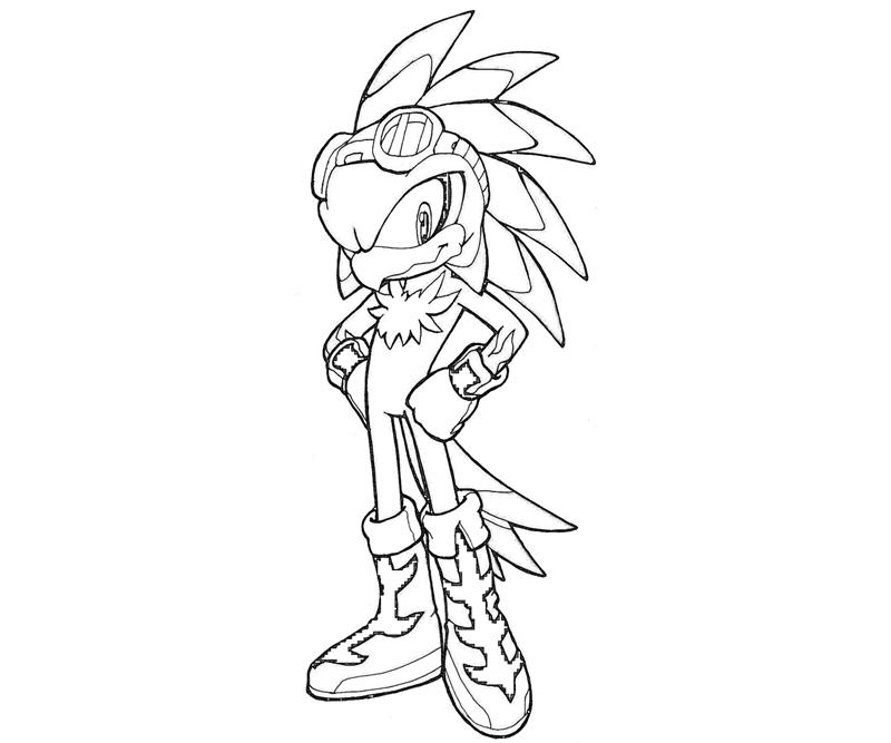 Desenho de Super Sonic personagem para colorir - Tudodesenhos