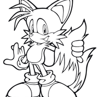 Desenho de Super Sonic personagem para colorir - Tudodesenhos