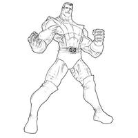 Desenho de Colossus para colorir