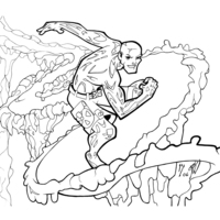 Desenho de Homem de Gelo de X-Men para colorir