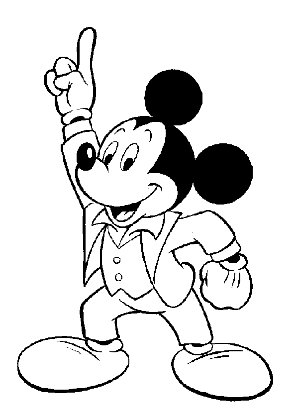 Mickey mouse elegante
