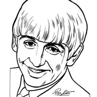 Desenho de Ringo Star para colorir