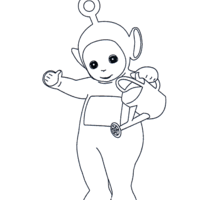 Desenho de Po Teletubbies para colorir