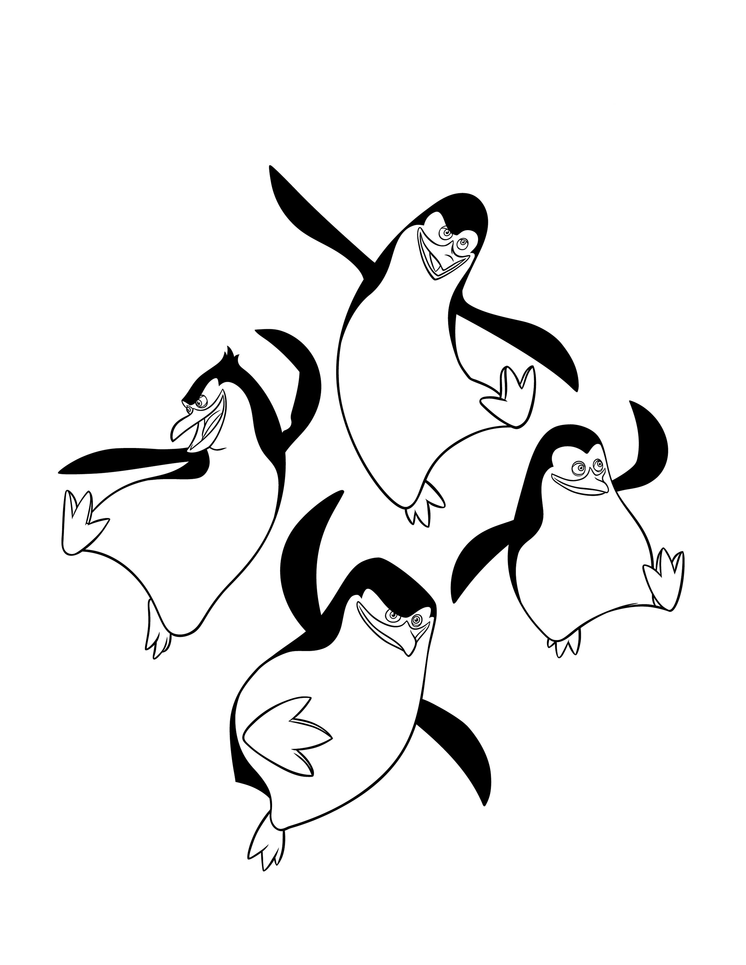Desenhos De Pinguins De Madagascar Para Colorir E Imprimir Images ...