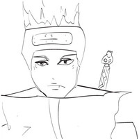 Desenho de Kisame Hoshigaki de Naruto para colorir
