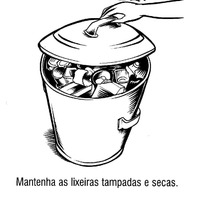 Desenho de Prevenção da dengue para colorir