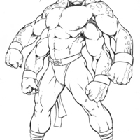 Desenho de Goro de Mortal Kombat para colorir