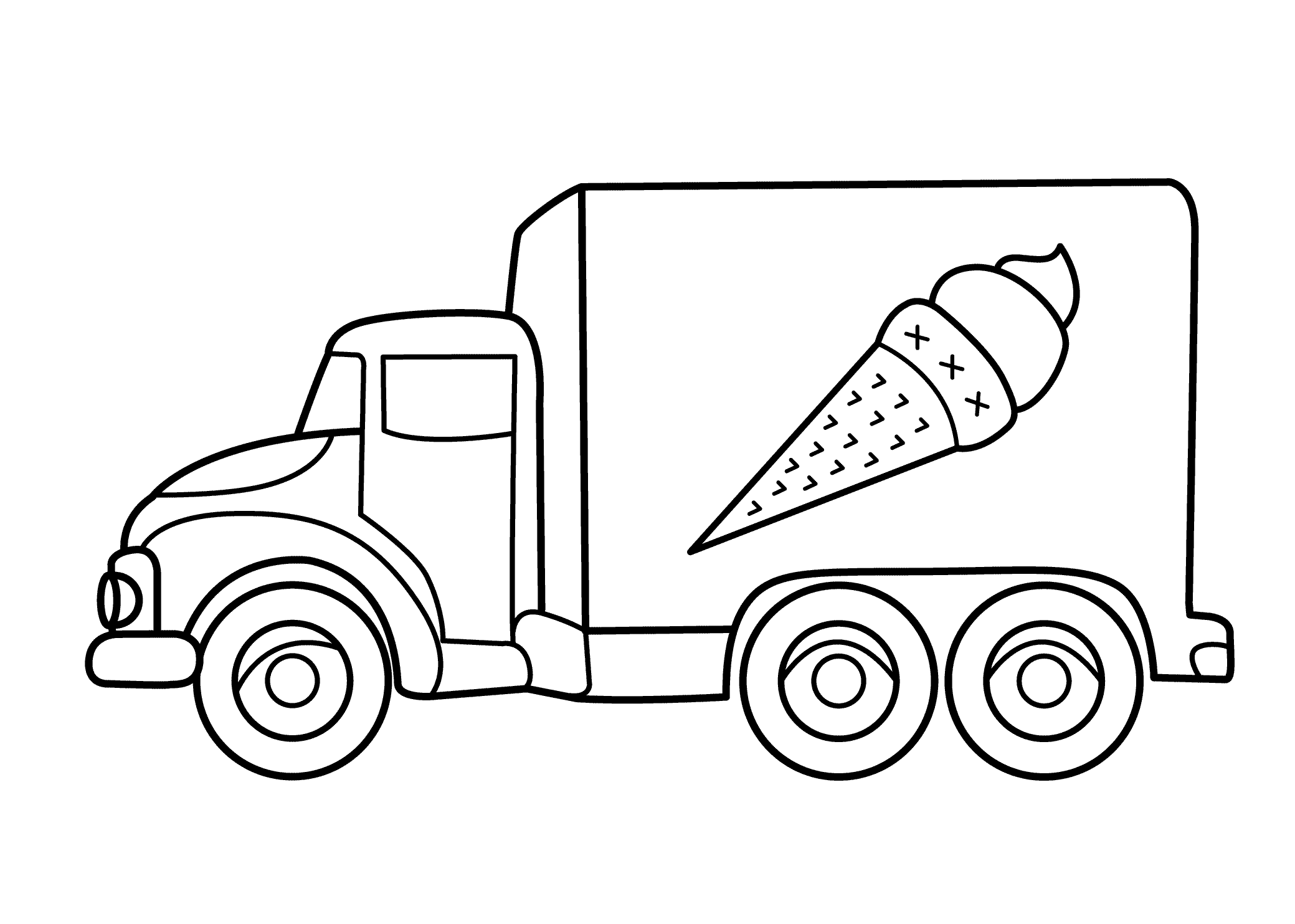 Desenhos de Caminhão para colorir - Tudodesenhos