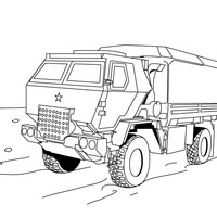 Desenho de Caminhão tanque de gás para colorir