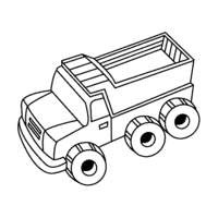 Desenho de Caminhãozinho para colorir