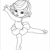 Desenhos de Bailarina Para Colorir e Imprimir - Pintar Grátis Online